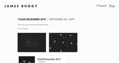 Desktop Screenshot of jamesbuggy.com
